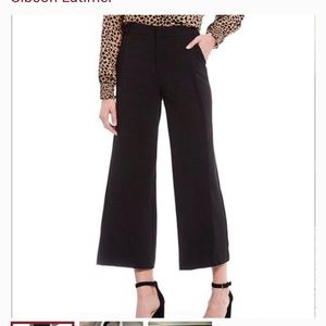 Gibson & Latimer Size 8 Wide Leg Culotte Pants NW